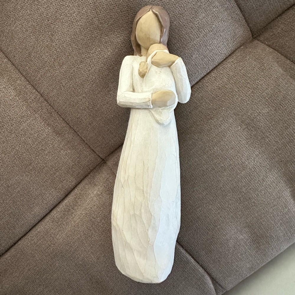 Willow Tree. Mother and infant